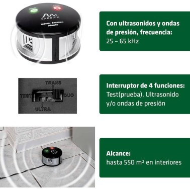 Repelente para Ratos Duo - Principais Características
