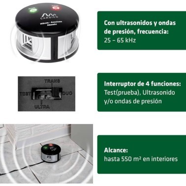 Repelente para Ratos Duo - Principais Características