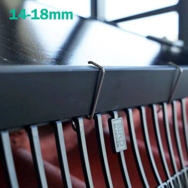 BirdBlocker - Clips - Assegura Compatibilidade com Painéis Solares